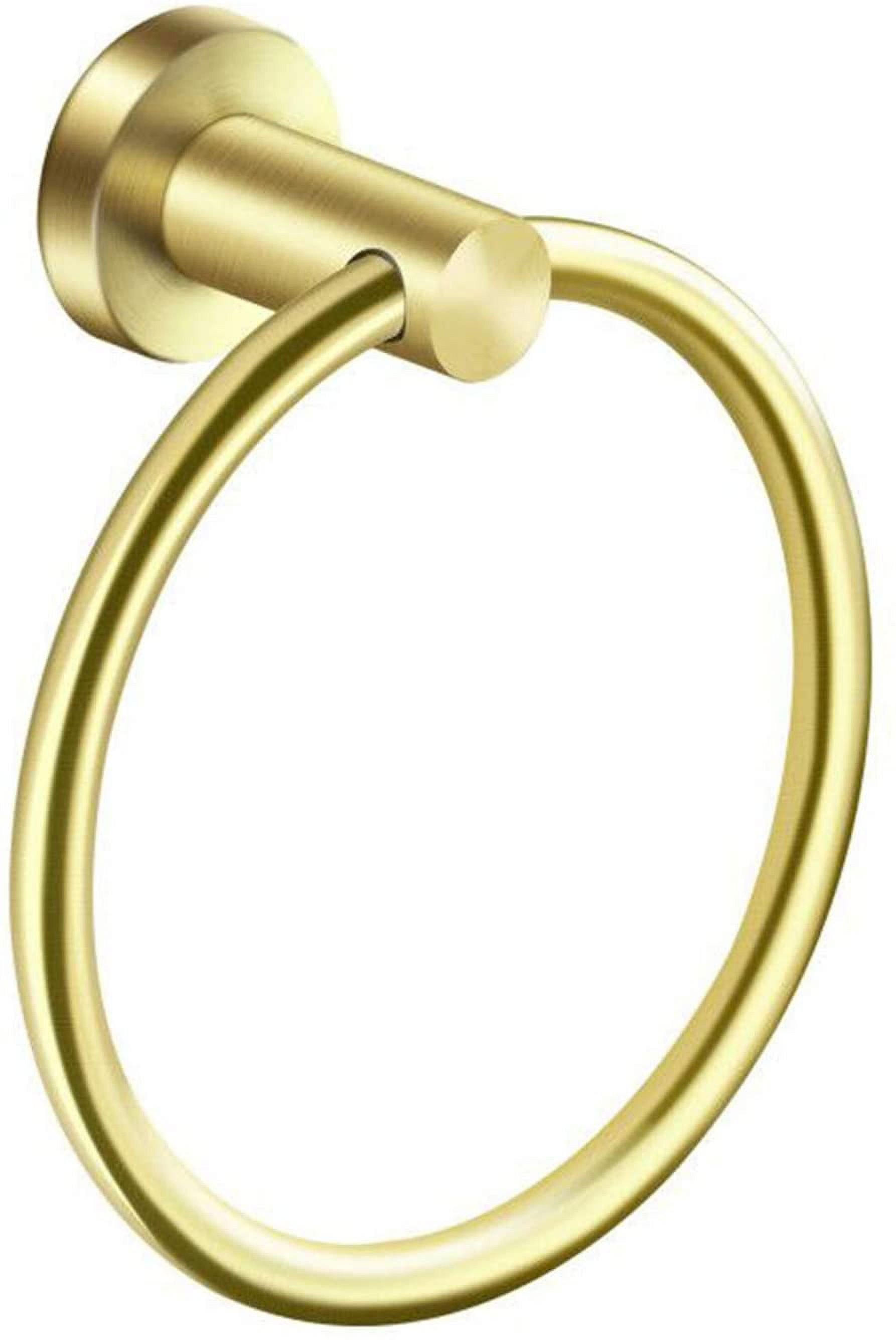 Brushed Gold Stainless Steel Wall Mounted Towel Ring