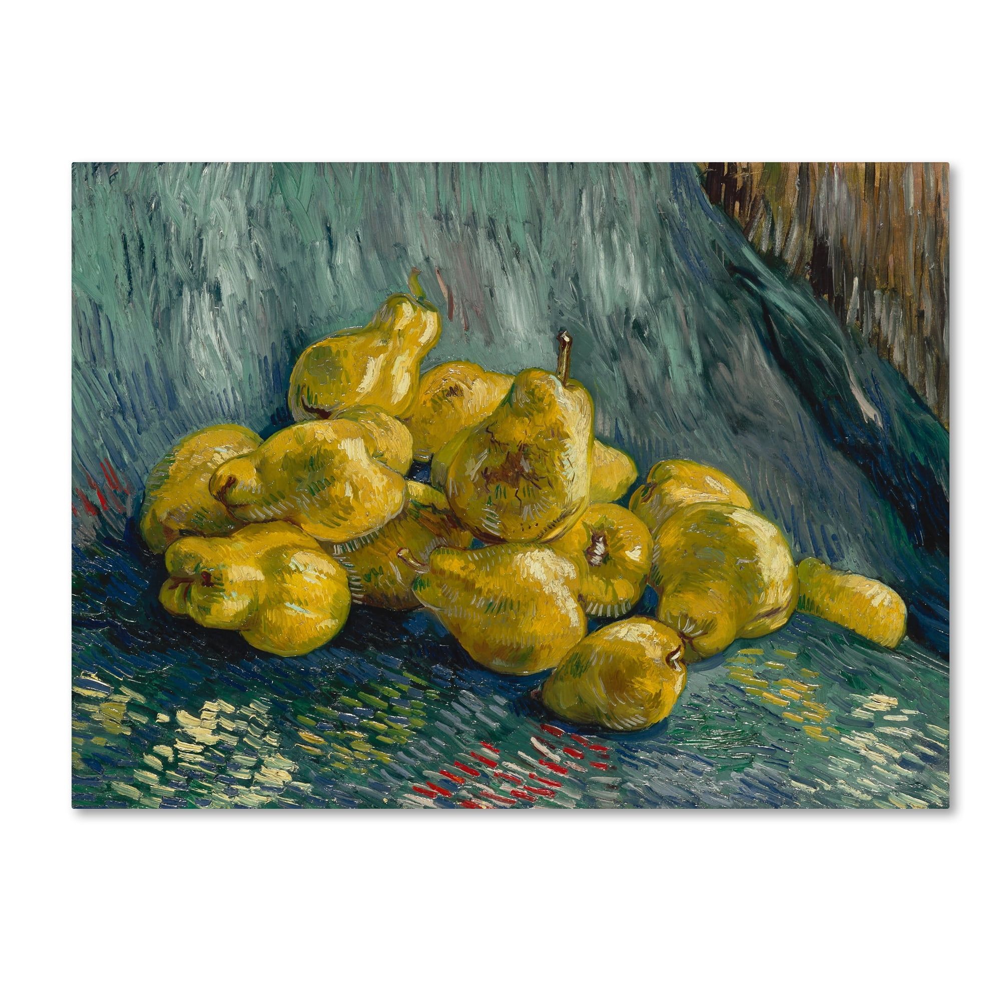 Vincent Van Gogh Yellow Quinces Abstract Canvas Art