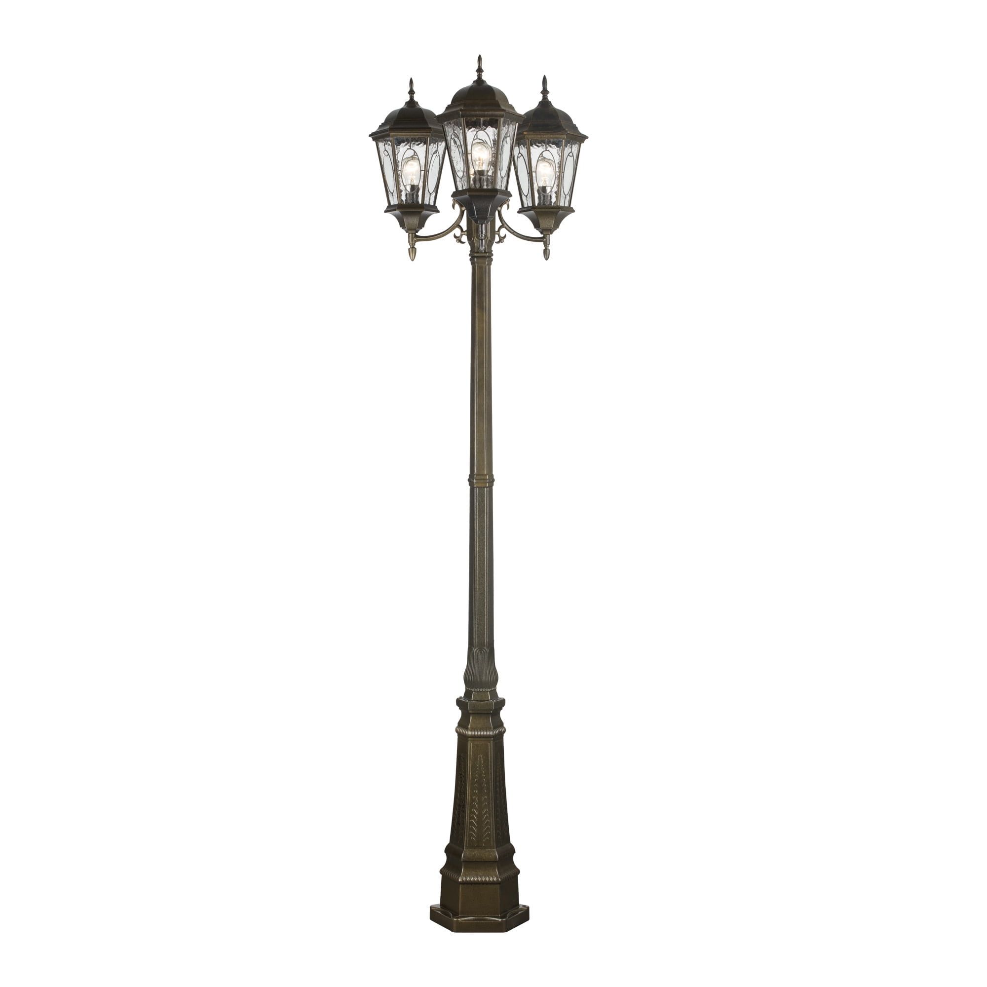Classic Modern Cast Aluminum 96" Outdoor Lamp Post
