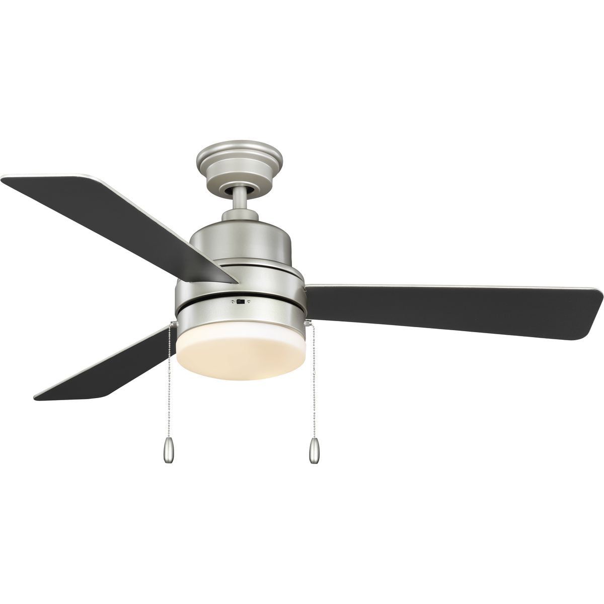 Trevina V 52" Painted Nickel Ceiling Fan with LED Light