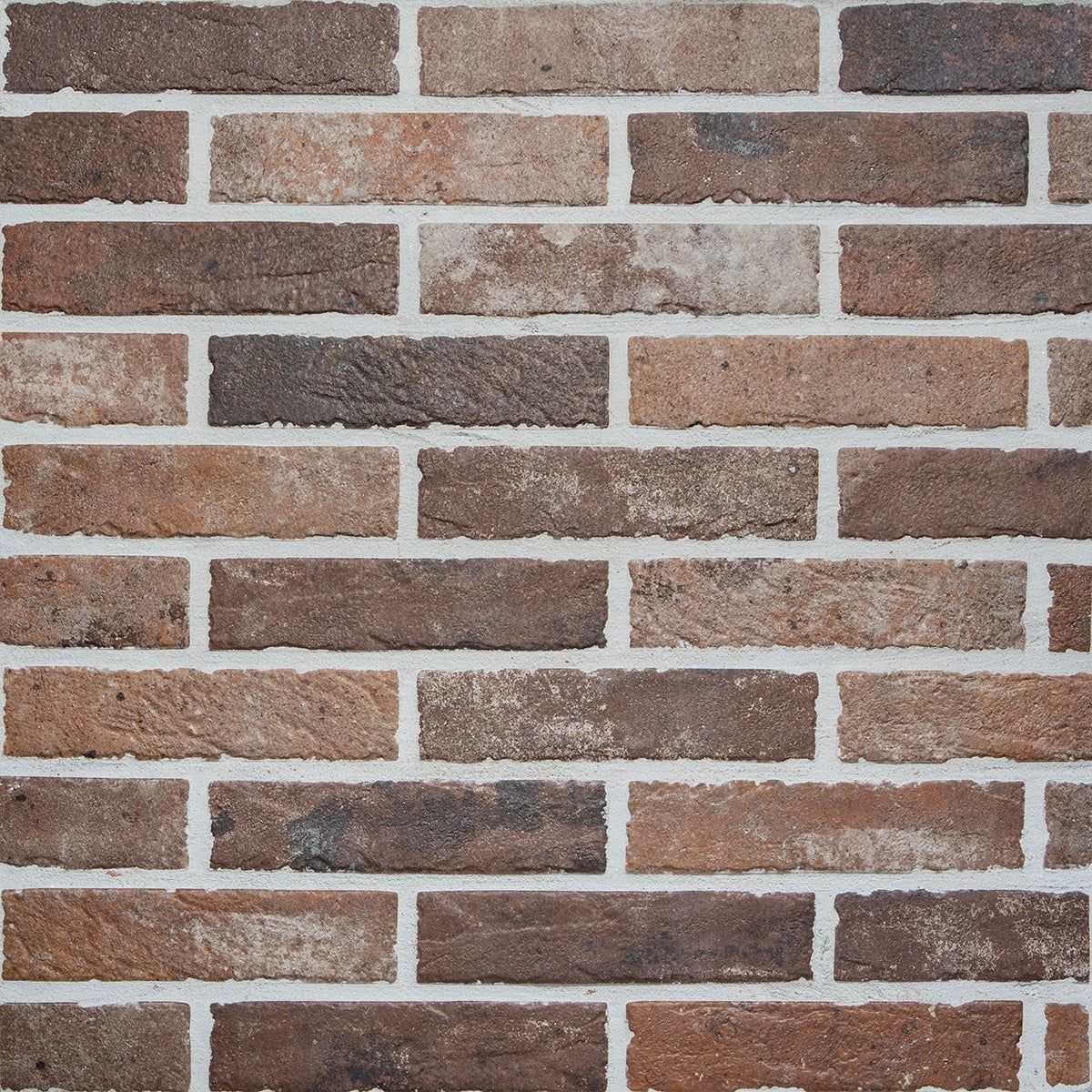 Tribeca Matte Red Brick Look Ceramic Tile, 10" x 2"