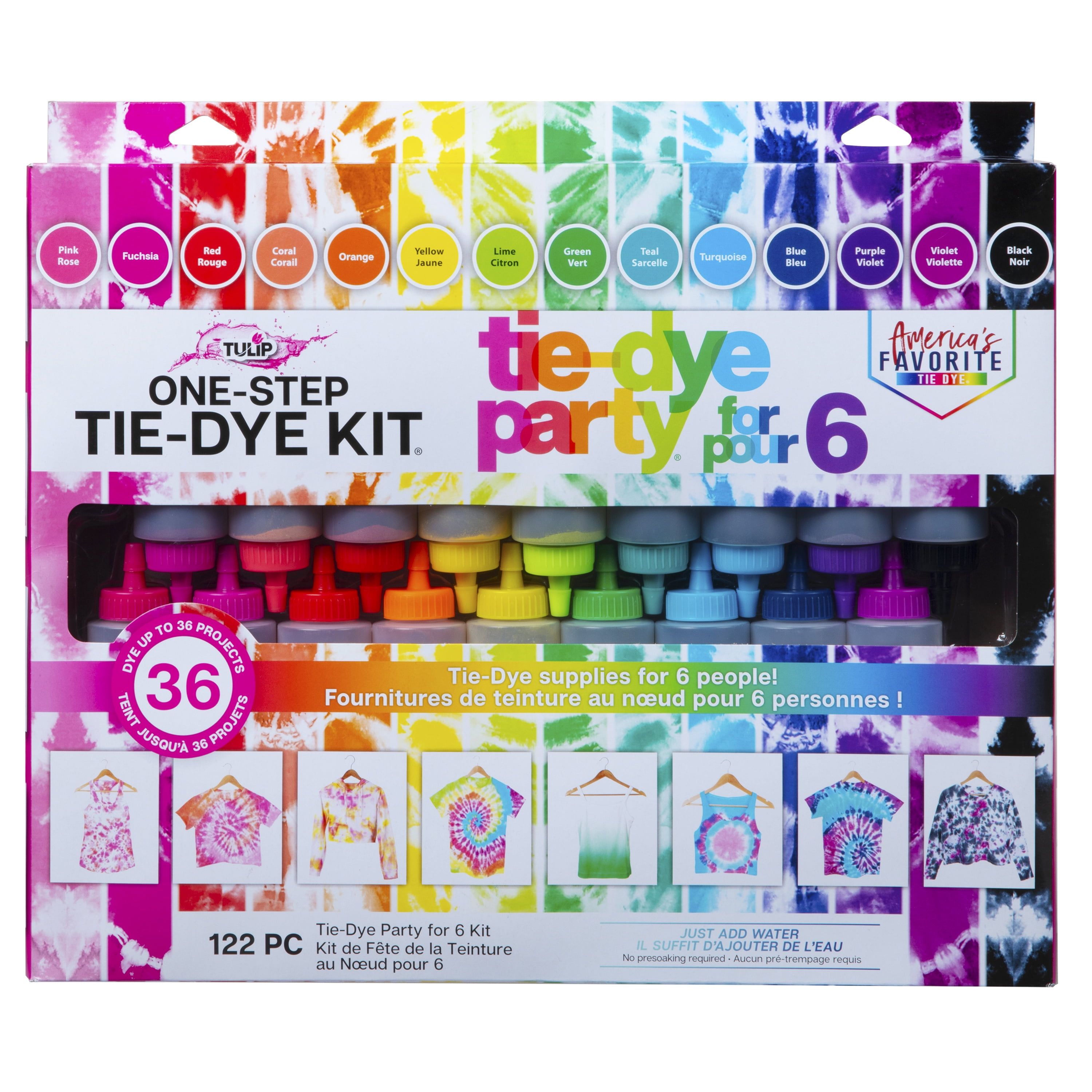 Tulip One-Step 18-Color Tie-Dye Kit for Parties