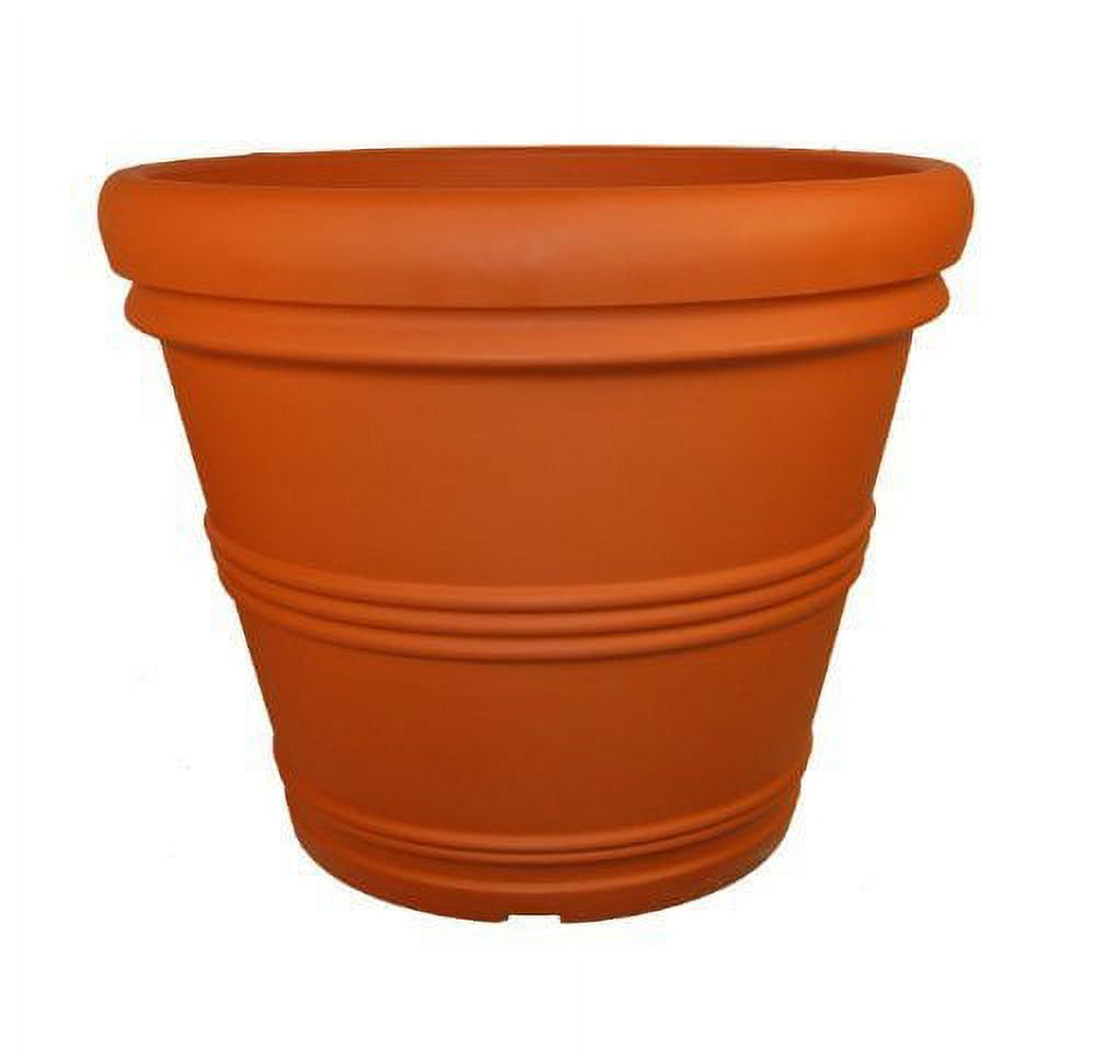 Terra Cotta 16" Rolled Rim Polyethylene Planter