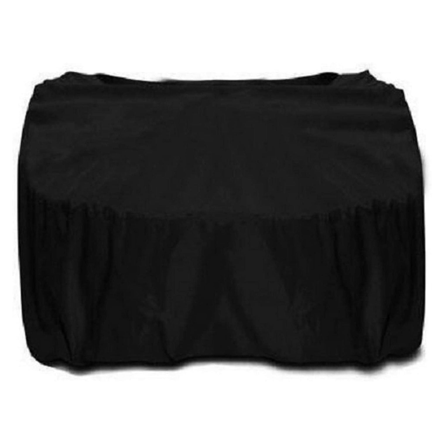 44-Inch Black Heavyweight Polyester Square Fire Pit Cover