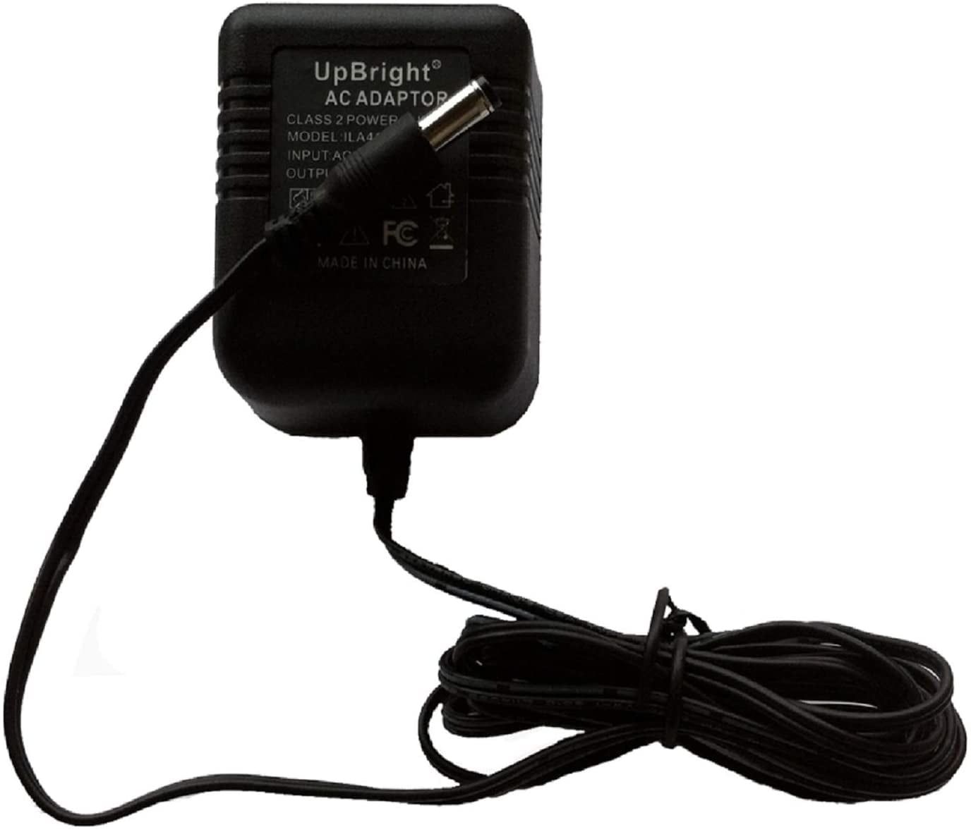 Black Wired Wall Charger with Universal Voltage