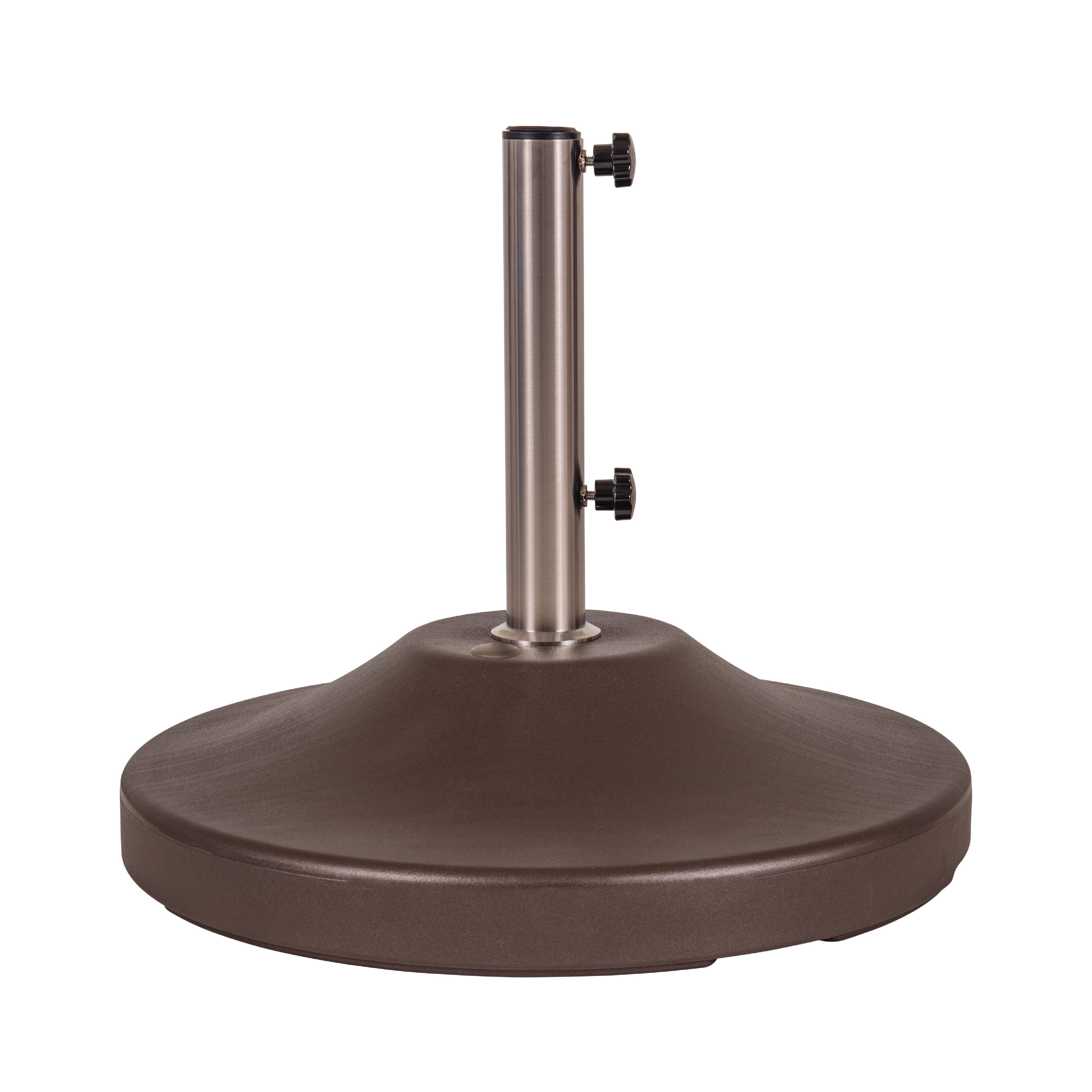 Bronze Heavy-Duty Fillable Umbrella Base with Wheels