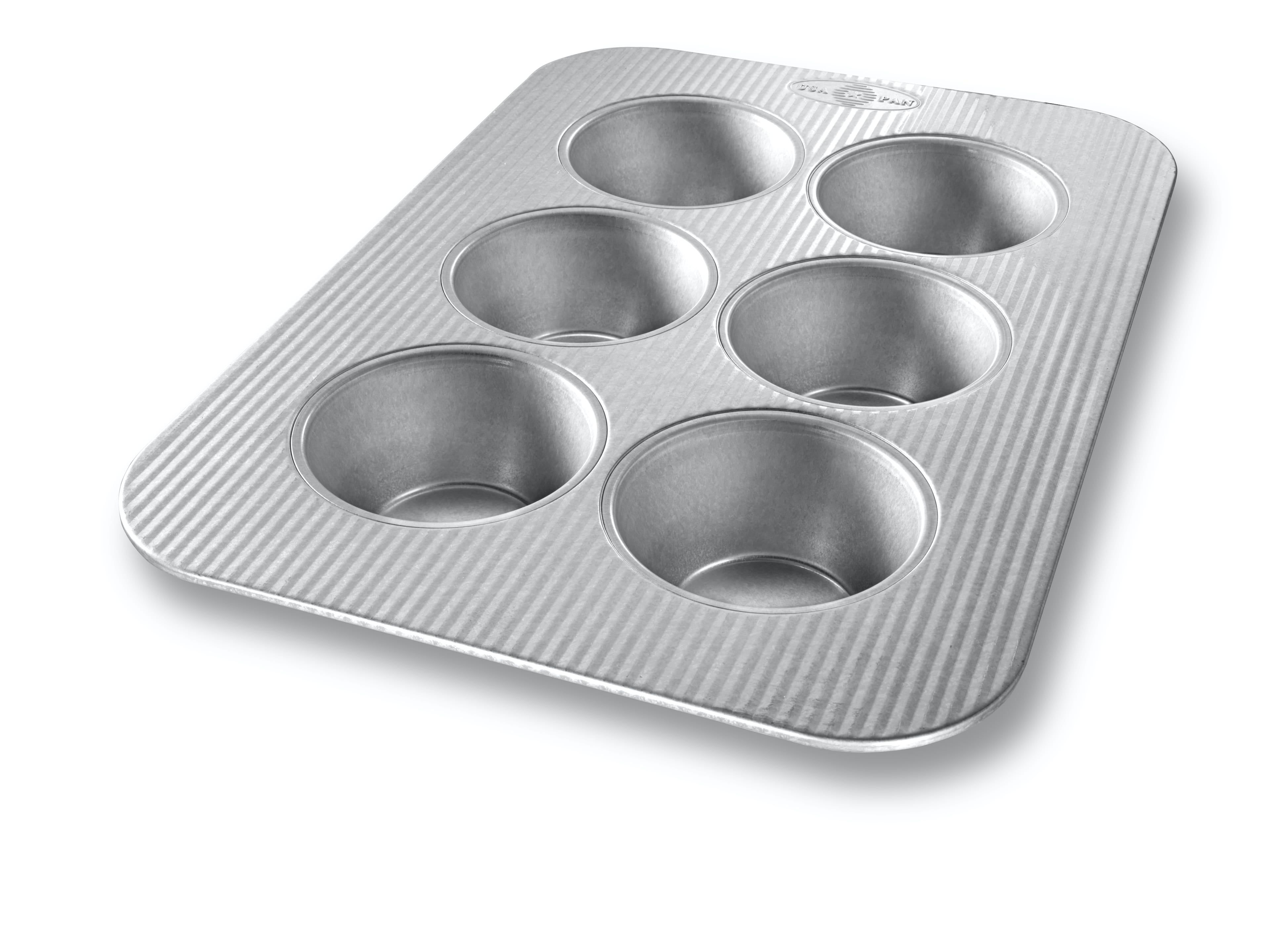 Jumbo Nonstick Aluminized Steel 6-Cup Muffin Pan