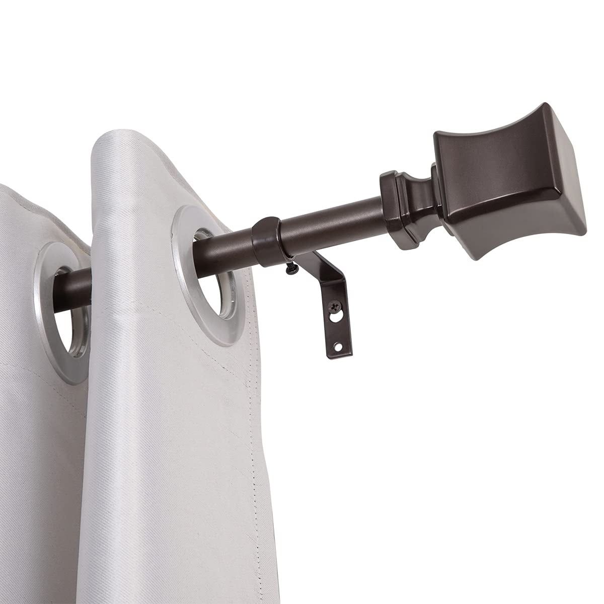 Adjustable Oil Rubbed Bronze 48-86 Inch Curtain Rod