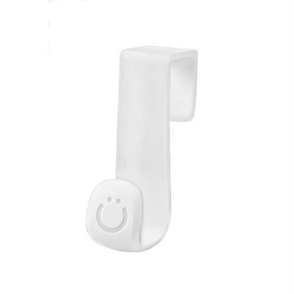 White Plastic and Metal Potty Utility Hook