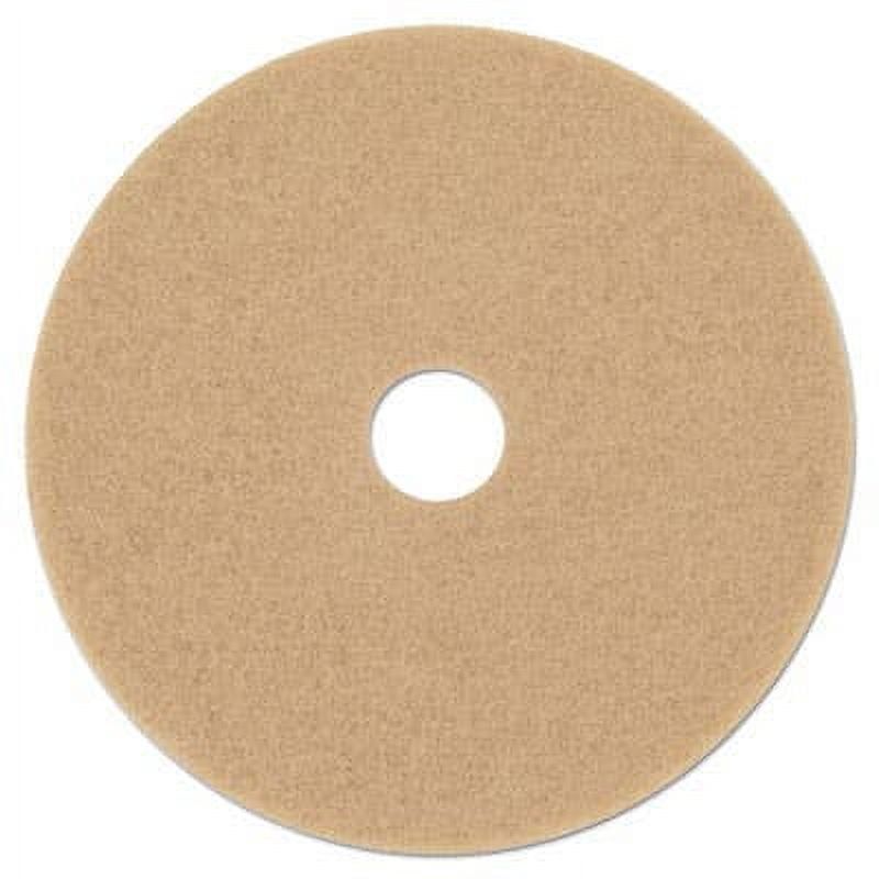 20'' Tan Polyester Ultra High-Speed Floor Burnishing Pads