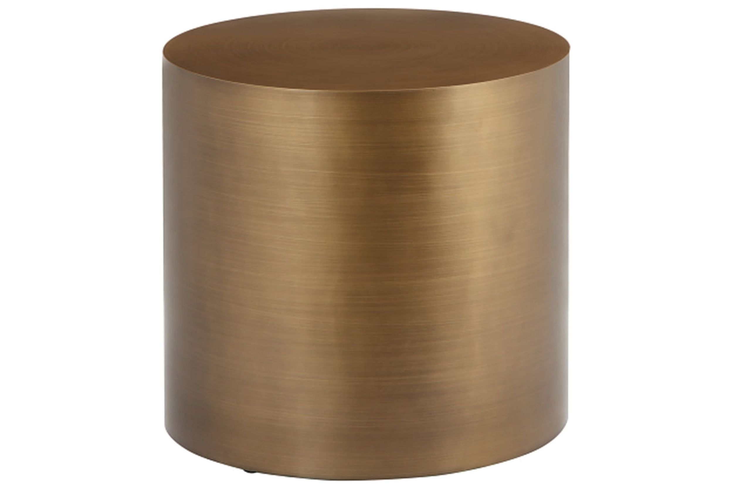 Brass Round Metal Multifunctional Side Table