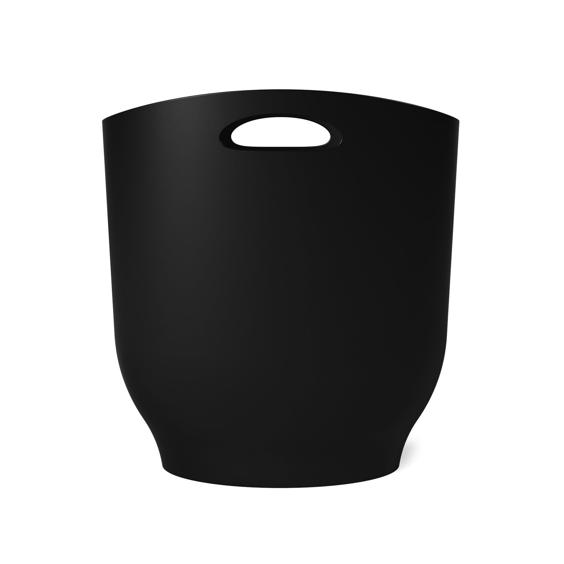 Black Slim Plastic Touchless Kids Trash Can