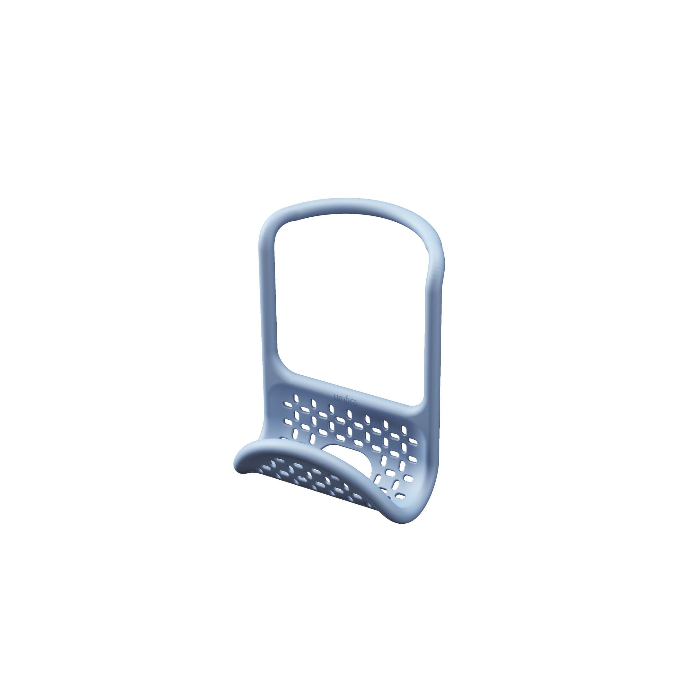 Slate Blue Flexible Sink Caddy with Perforated Base