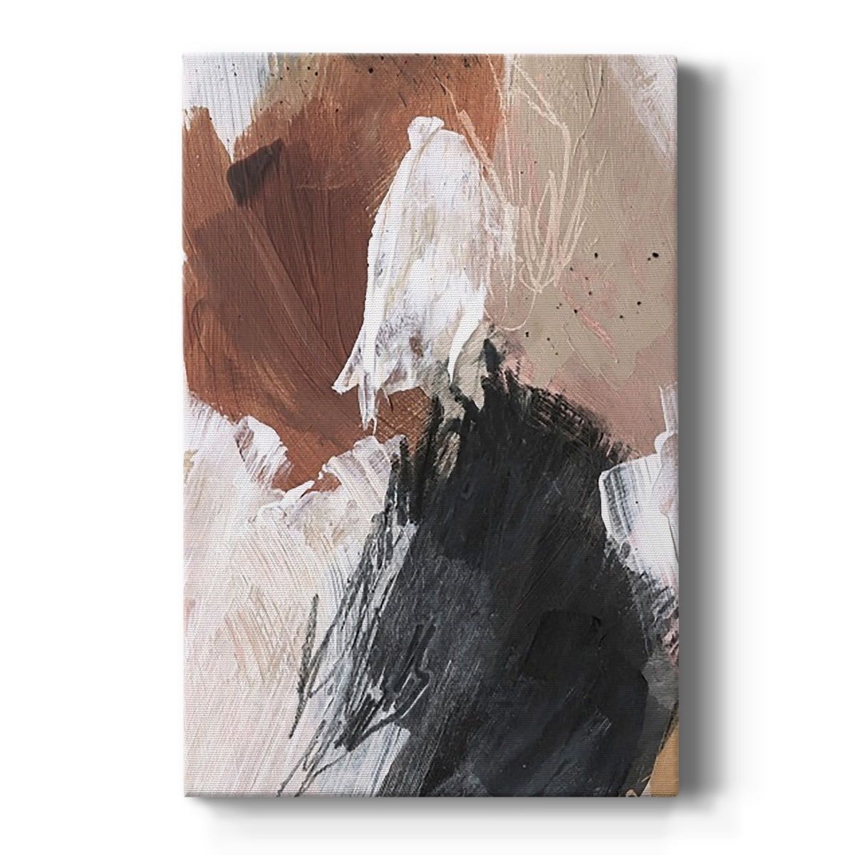 Abstract Earth Tones Canvas Art - 14x14