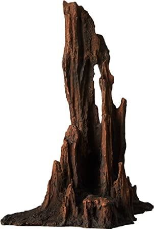 Large Brown Petrified Wood Aquarium Ornament