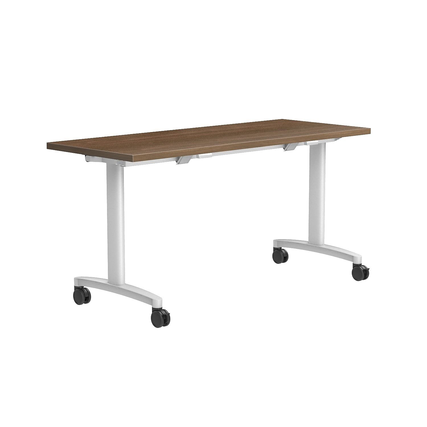 Pinnacle 24x60 Melamine Rectangular Training Table with Mobile Base