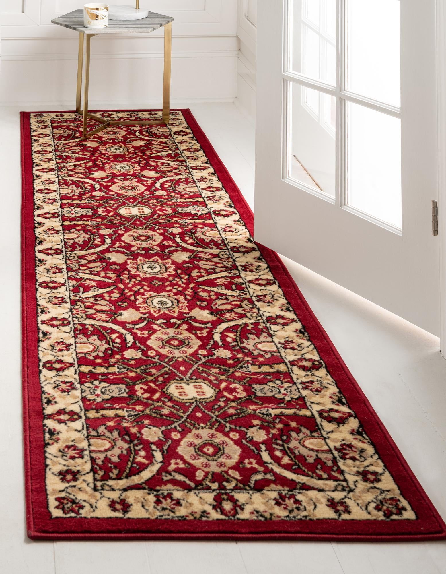 Handmade Indoor Synthetic Red Runner Rug 2' 2" x 8' 2"