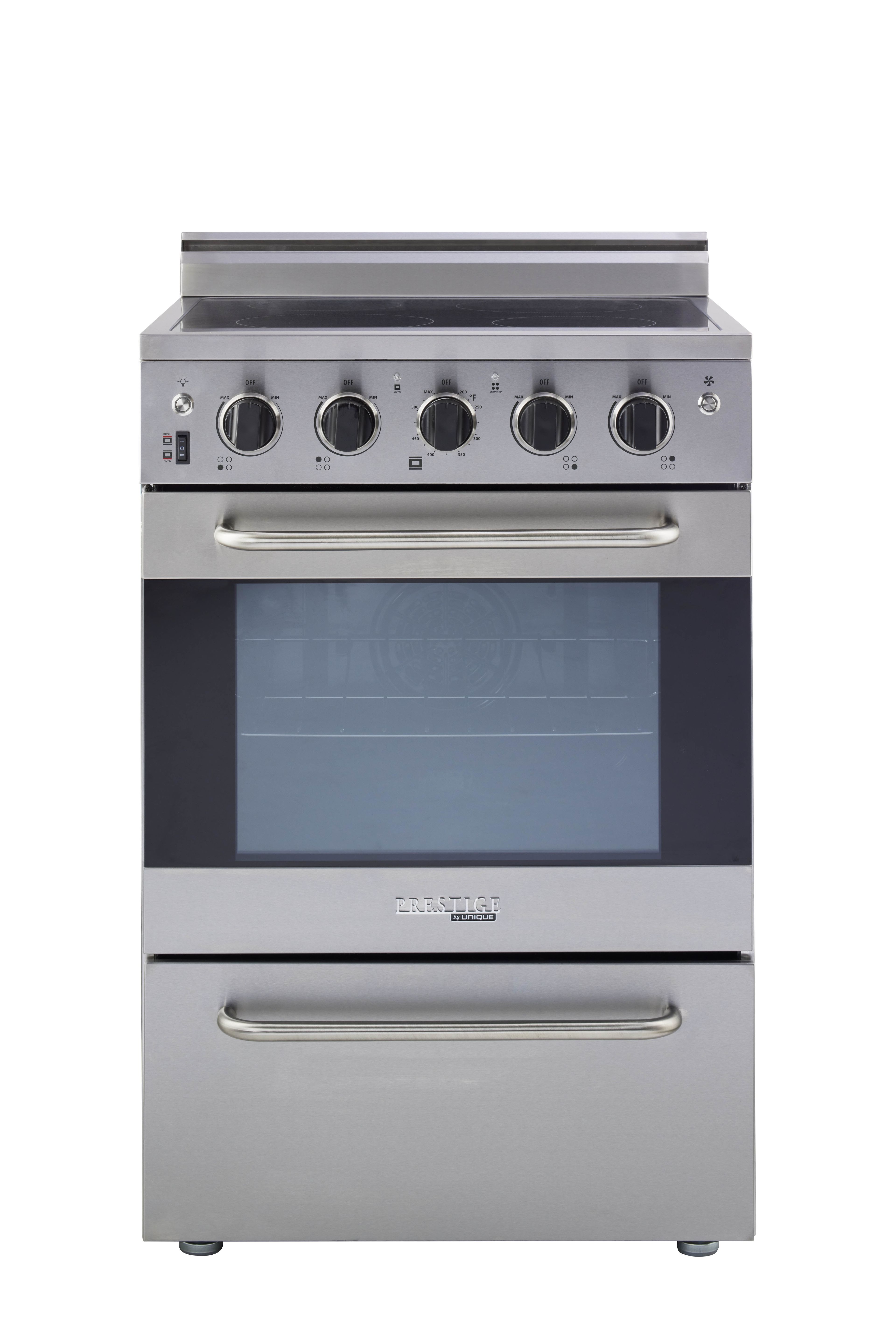 Prestige 24" Stainless Steel Freestanding Electric Convection Range