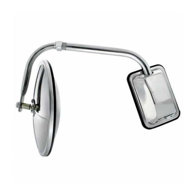 Stainless Steel Round Blindspot Side View Mirror