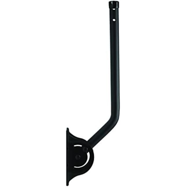 Black Adjustable Steel Wall Mount Antenna Pole