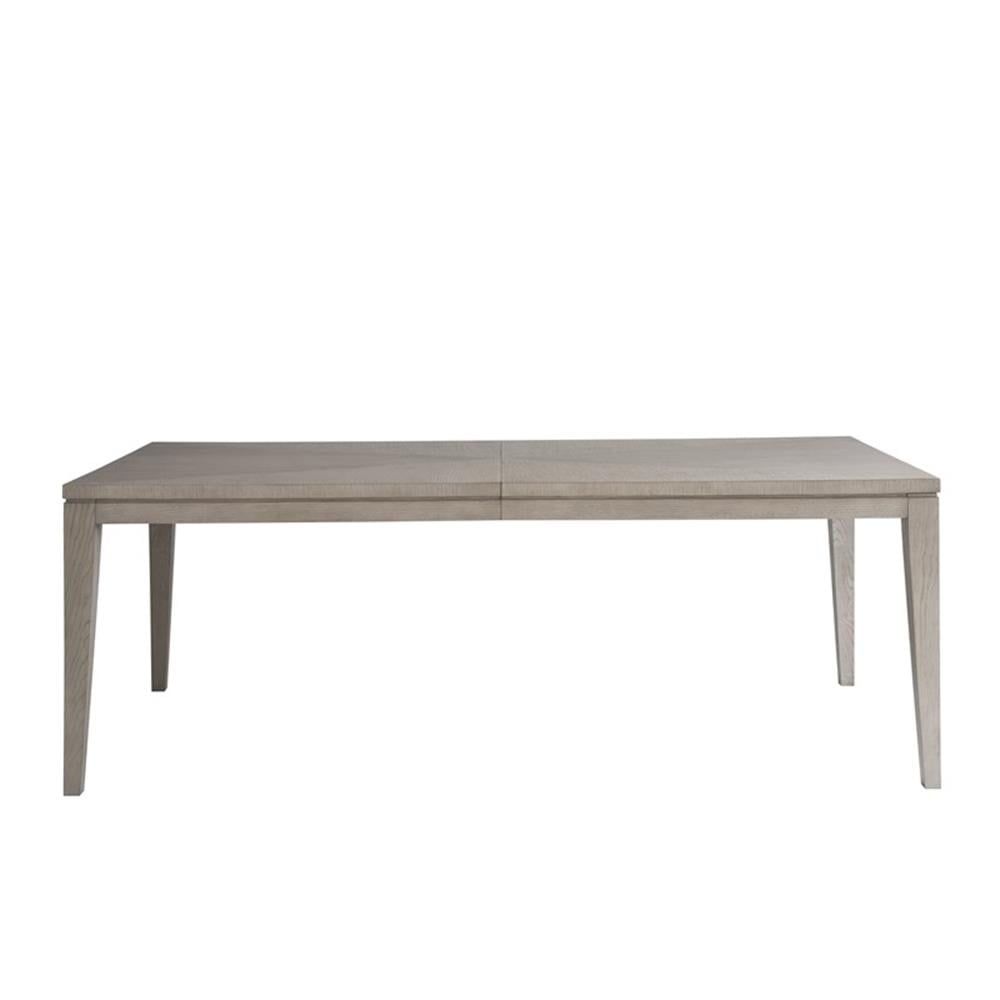 Gray Oak Extendable Rectangular Dining Table, 120"