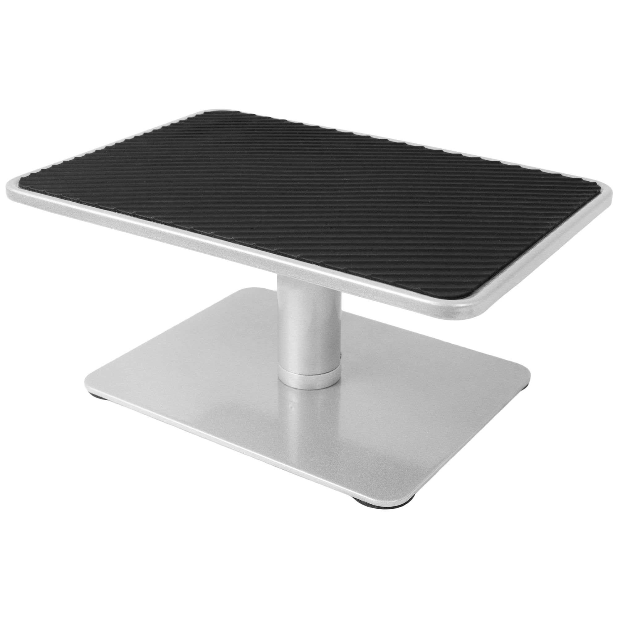 Silver Adjustable Ergonomic Monitor and Laptop Riser Stand