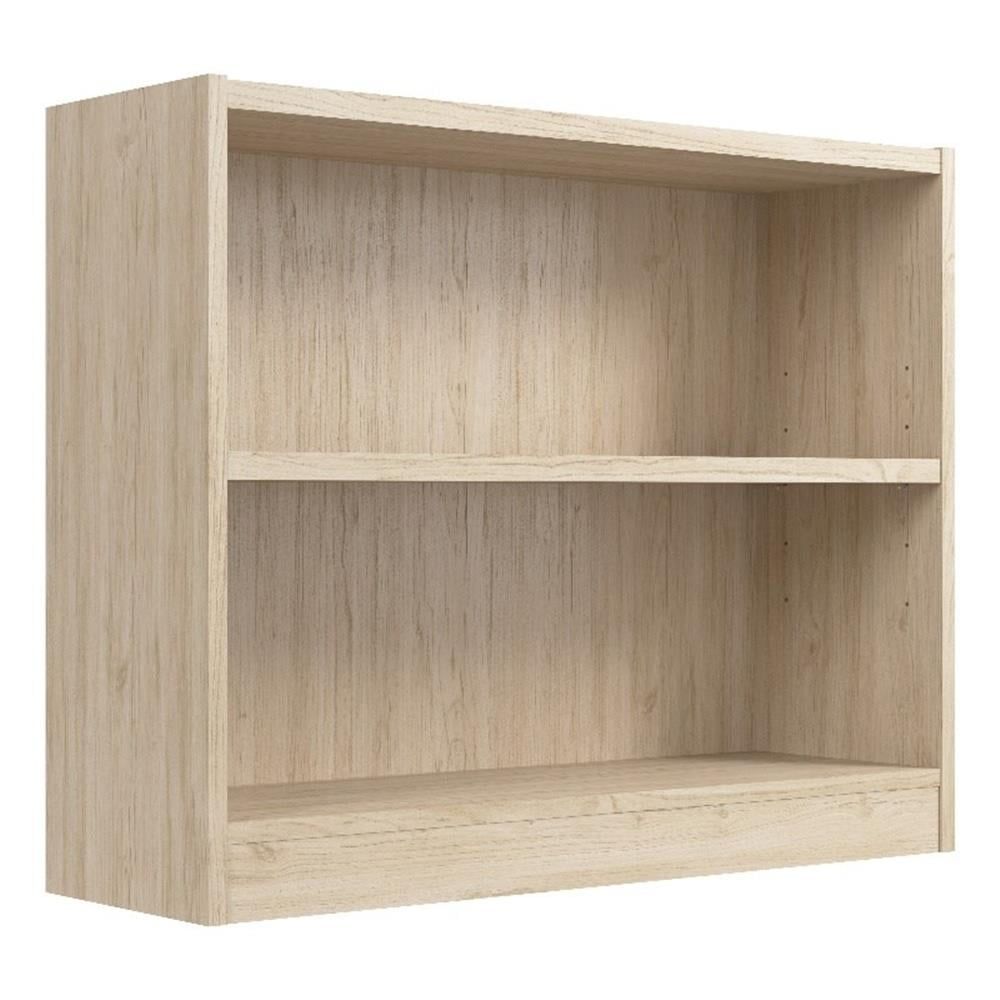 Natural Elm Adjustable 2 Shelf Small Bookcase