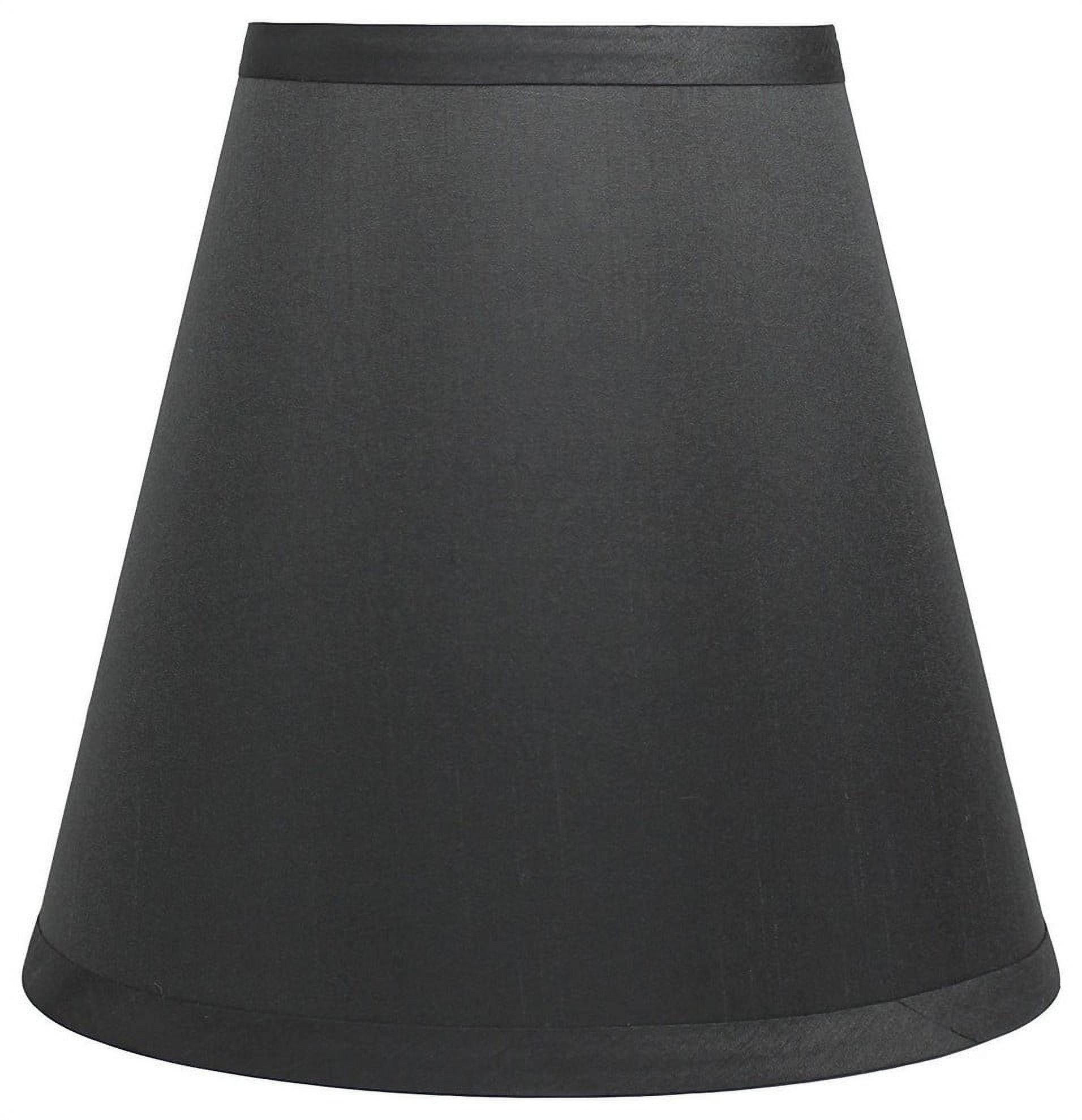 Gray Silk Empire Lamp Shade 9x8 Inches