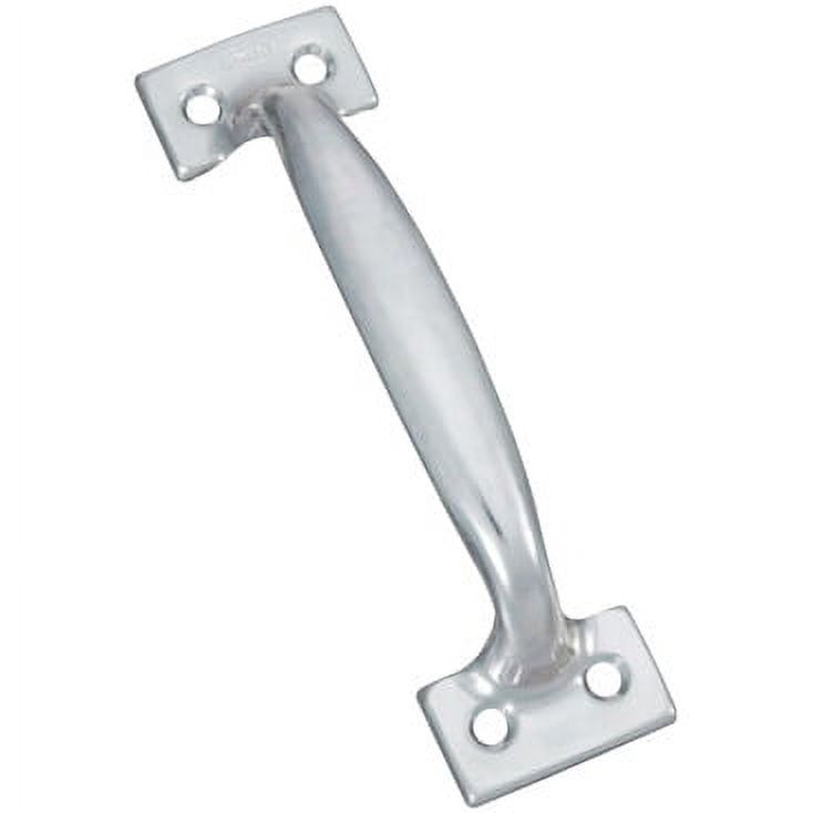 Zinc Plated Steel Utility Door Pull with Mounting Hardware