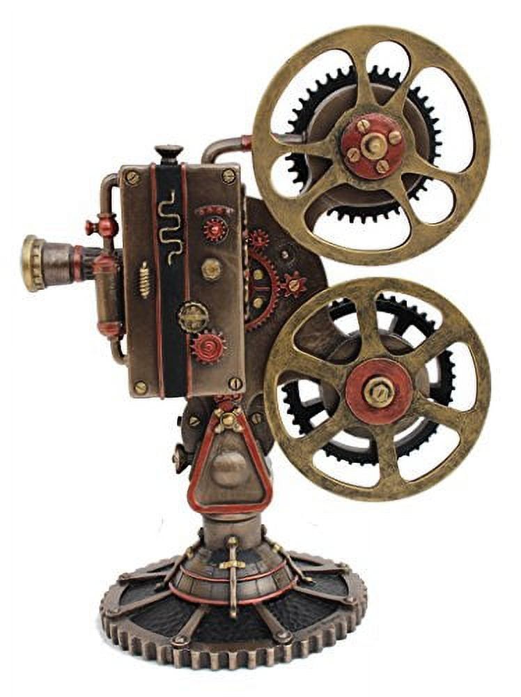 Antique Bronze Steampunk Projector with LED Light