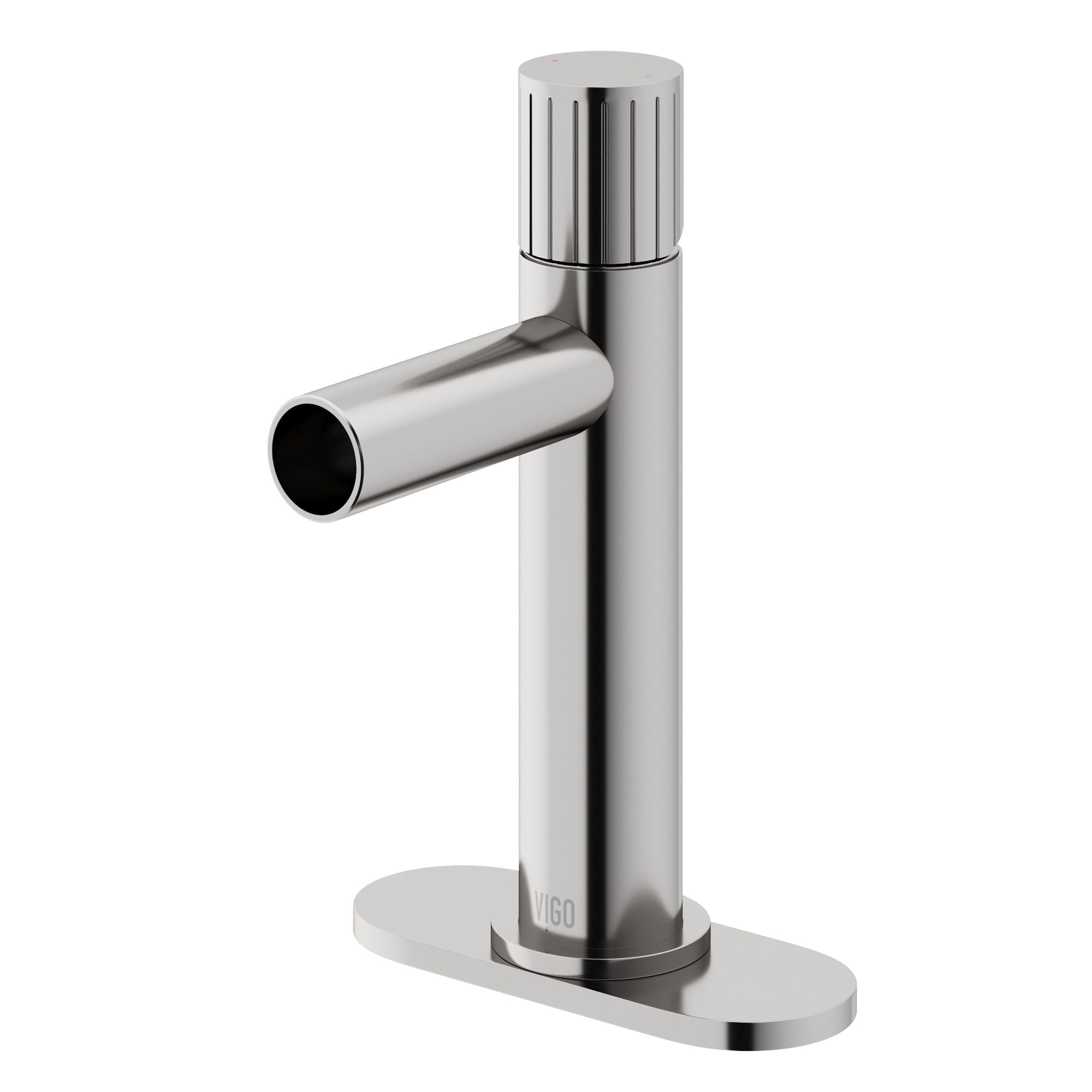 Ashford Brushed Nickel High Arc Spout Single-Hole Bathroom Faucet