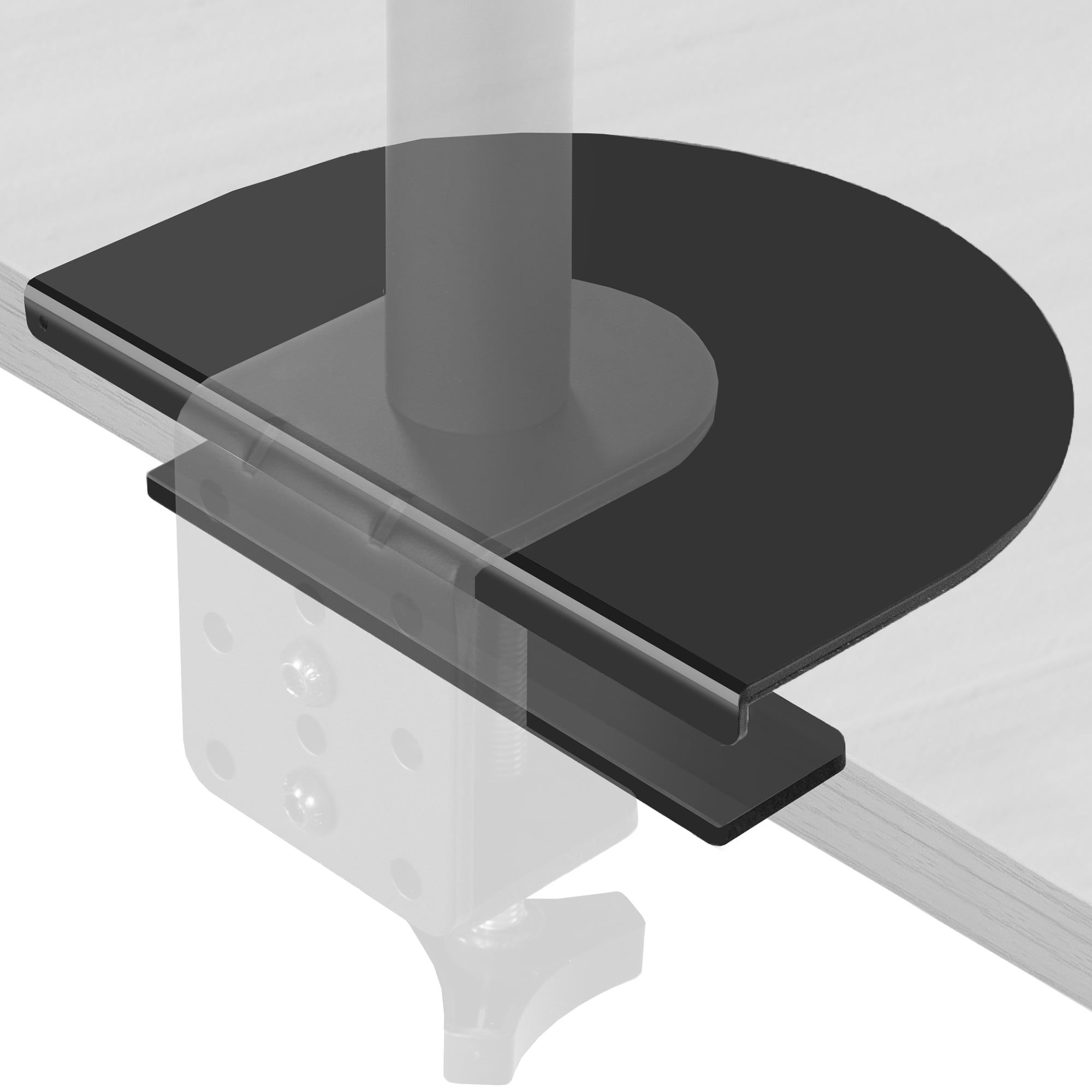 Black Steel Reinforcement Bracket Plate for C-Clamp Installations