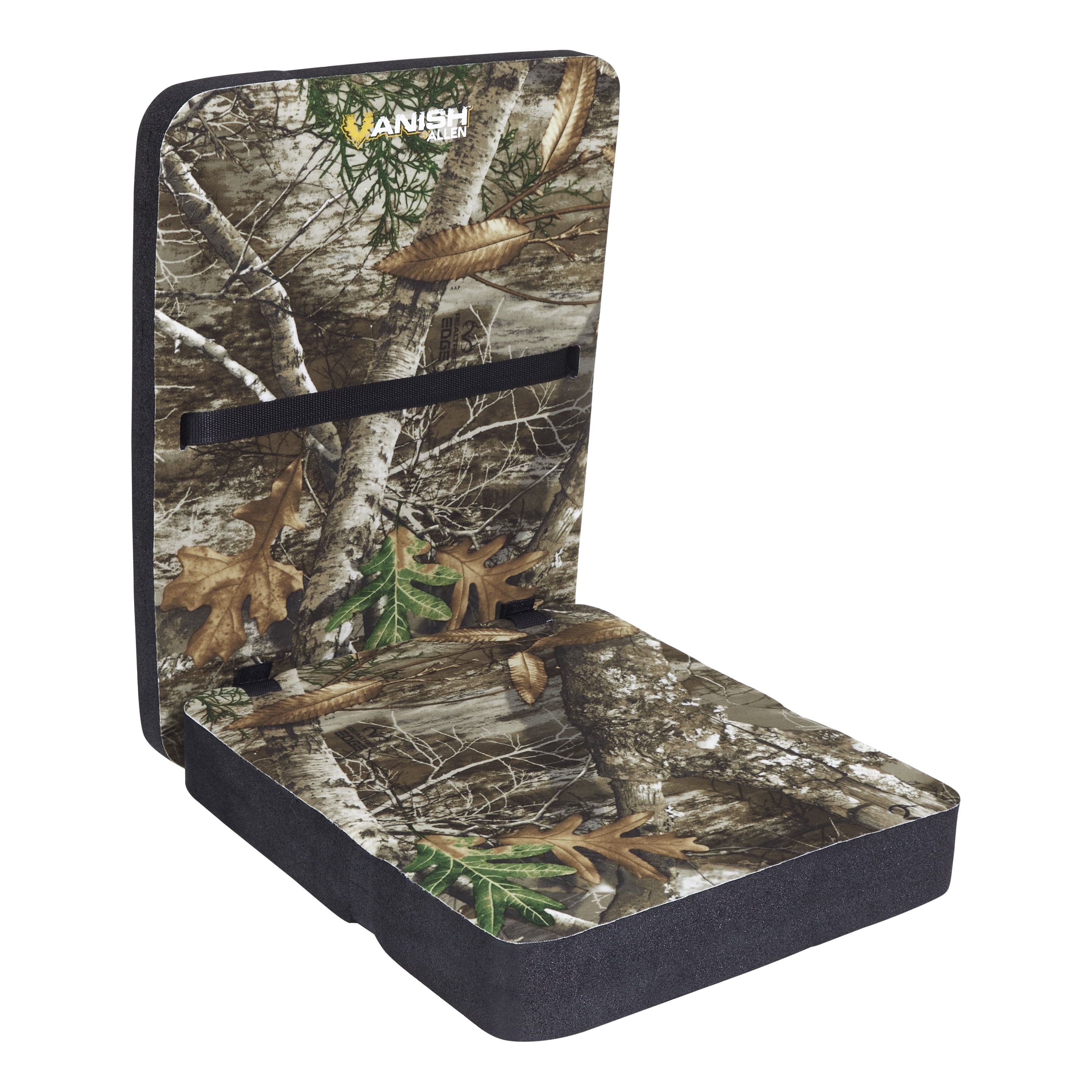 Realtree Edge Camo Foam Seat Cushion with Backrest