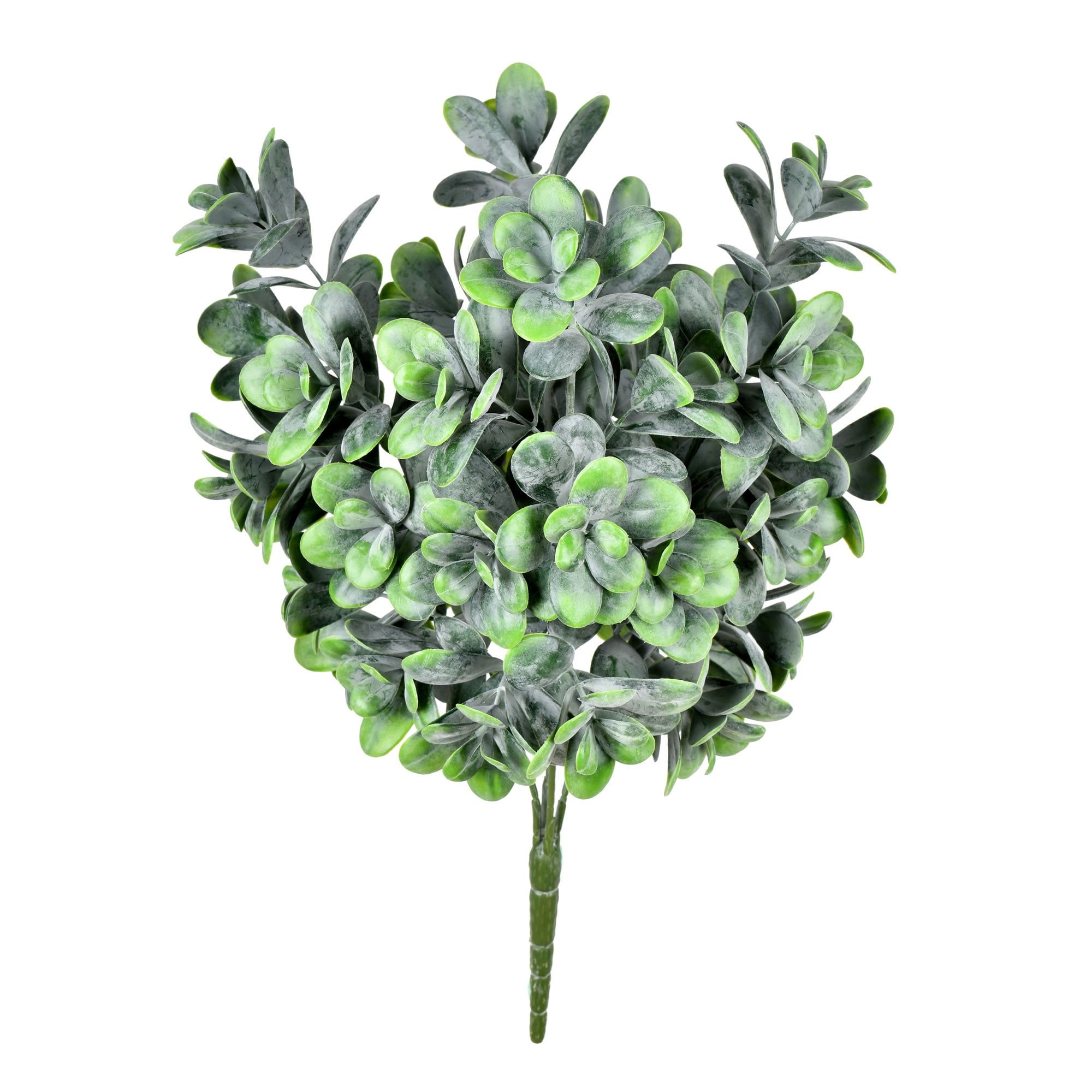 Patriotic 17" UV-Protected Green Jade Artificial Bush