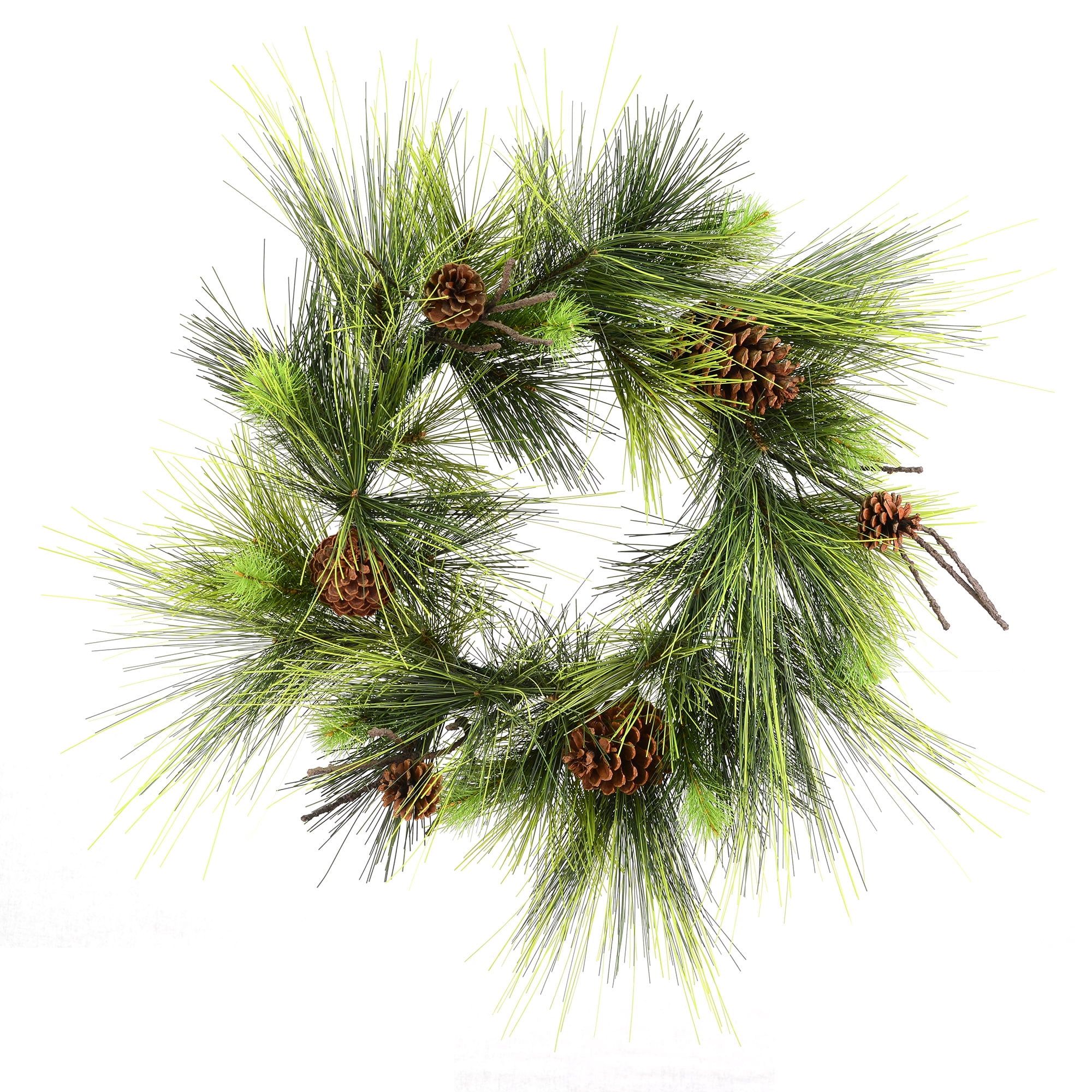 30" Green Pine Cone Artificial Christmas Wreath