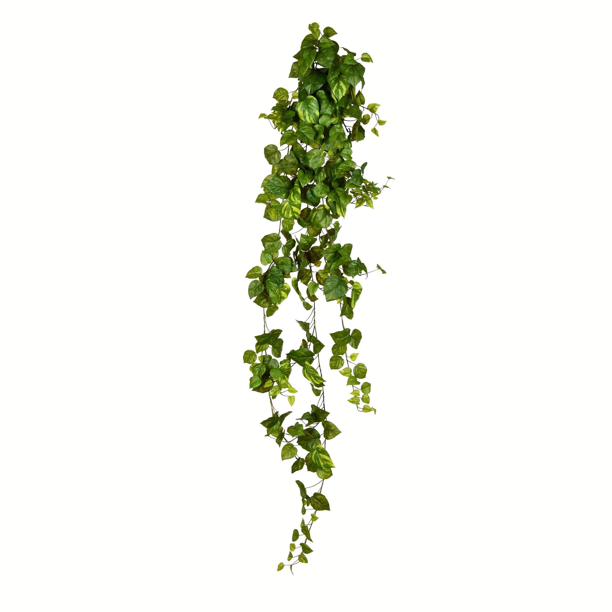 Lush Greenery 23" Artificial Pothos Hanging Bush