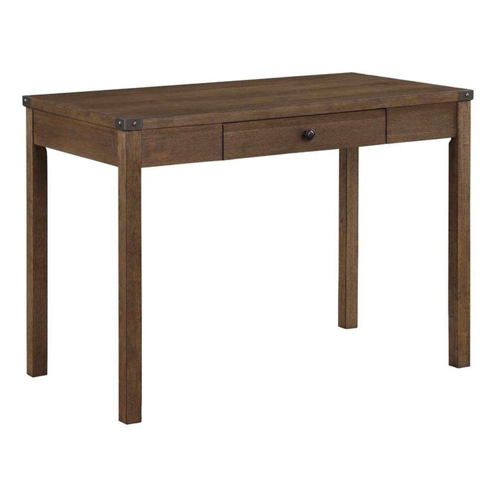 Victor Brown Oak Writing Desk with Drawer