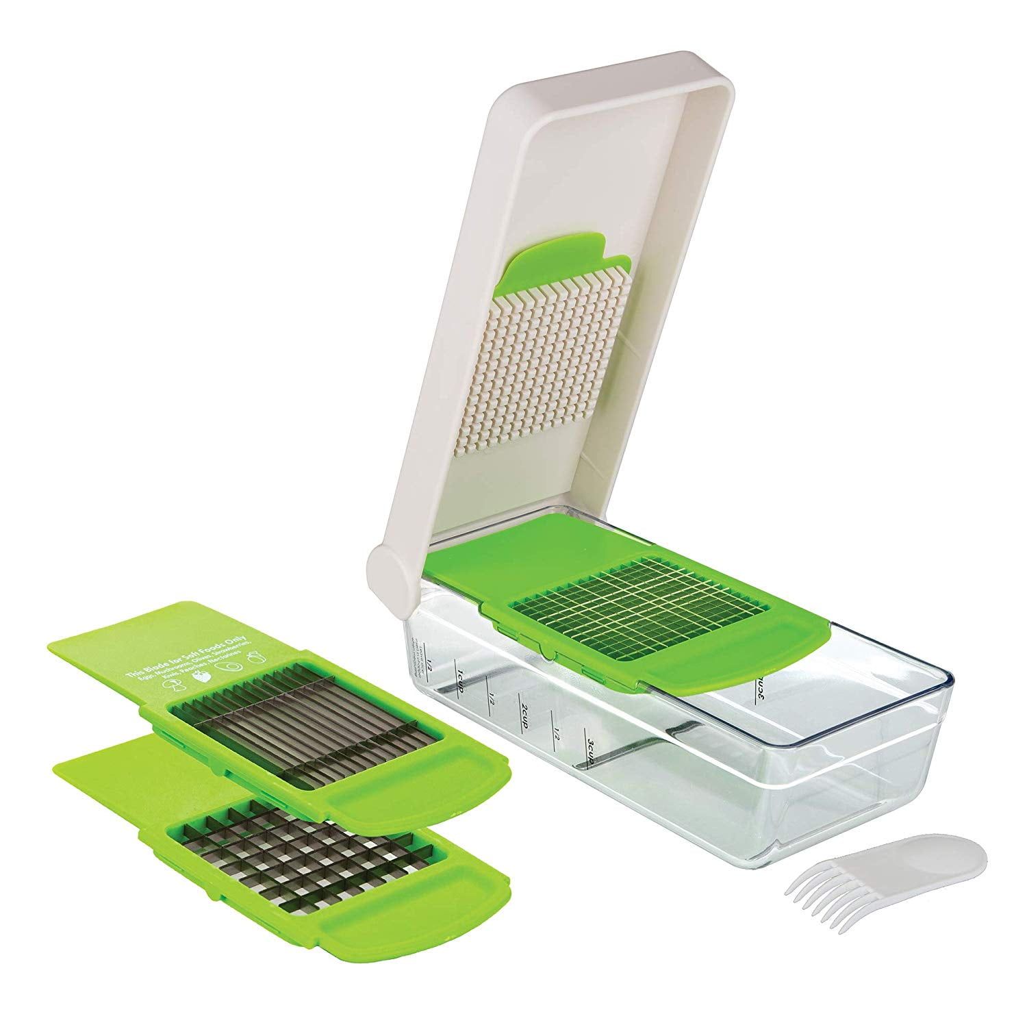 Vidalia Green and Clear Multipurpose Manual Vegetable Chopper