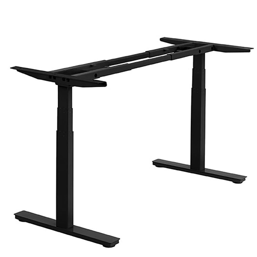 Dual Motor Electric Standing Desk Frame - Black High-Grade Steel