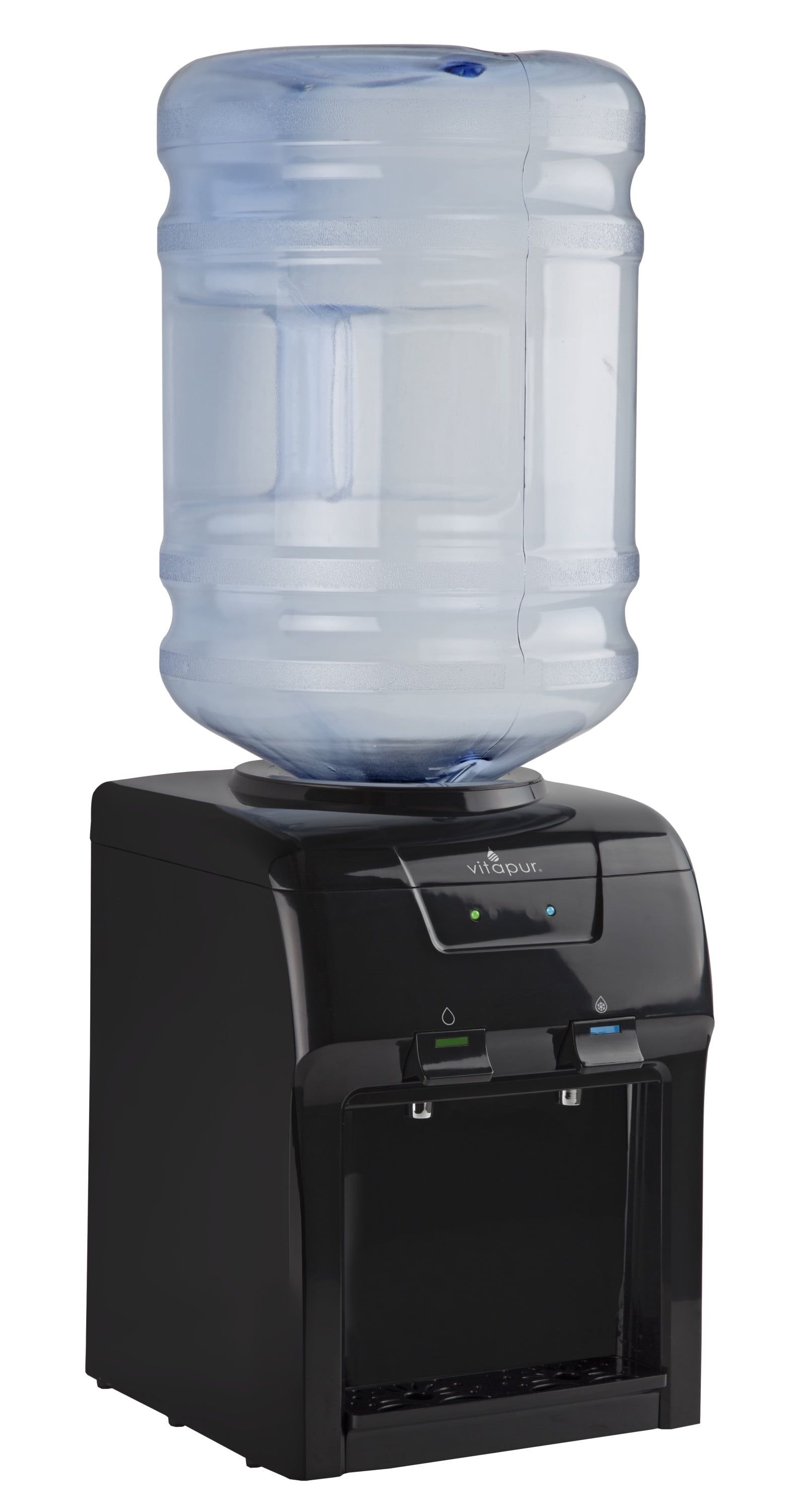 Vitapur Black Countertop Room and Cold Water Dispenser