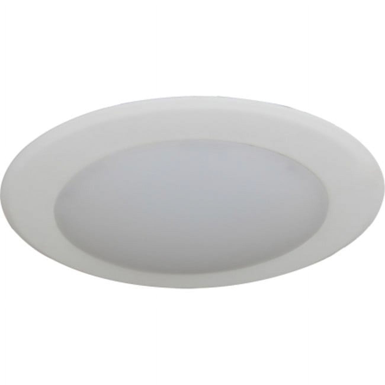 White Aluminum 7" LED Indoor/Outdoor Flush Mount Light