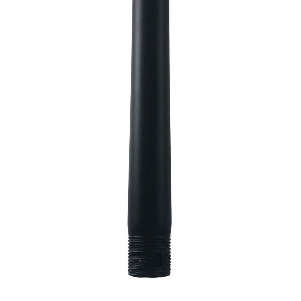 24-Inch Matte Black Ceiling Fan Extension Downrod