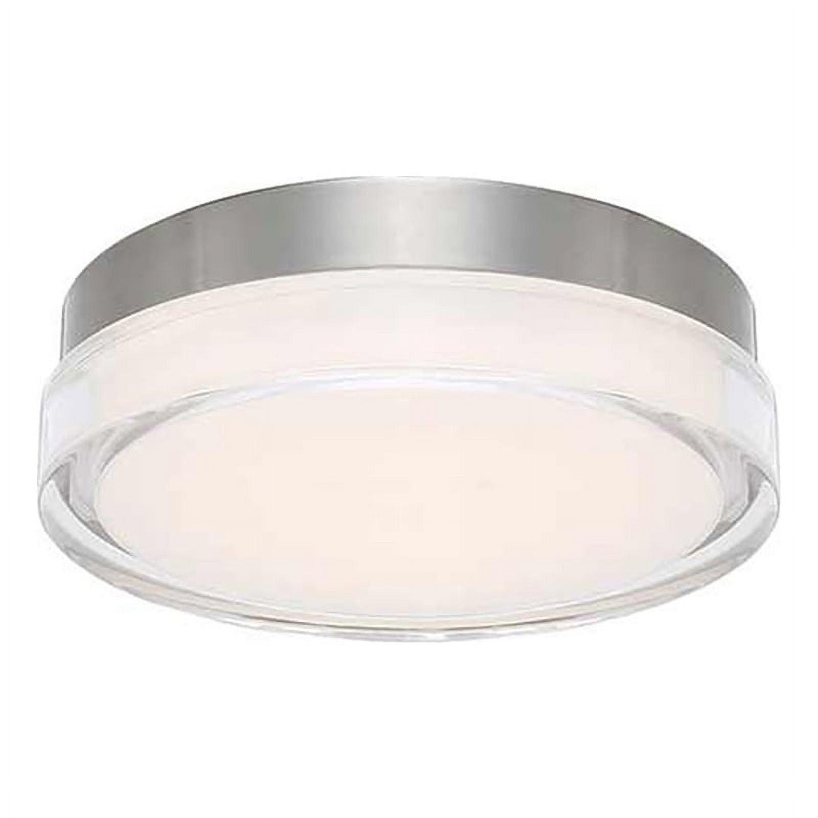 Dot Contemporary LED Flush Mount in Stainless Steel