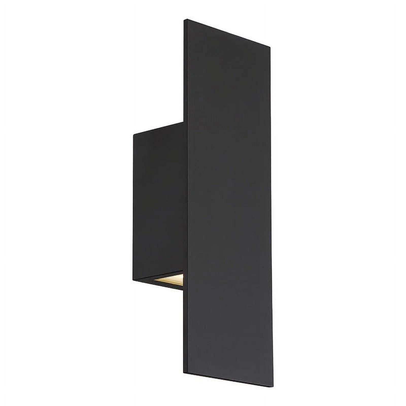 Eclipse Black 14" LED Outdoor Sconce with Dimmable Energy Star Light