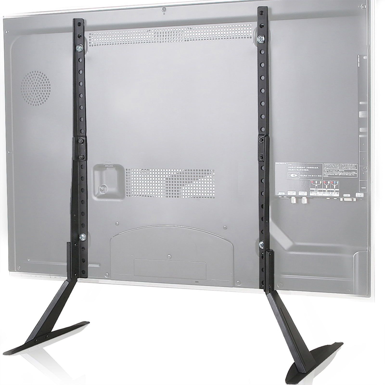 Black Adjustable Universal Tabletop TV Stand for 22-65 Inch Screens