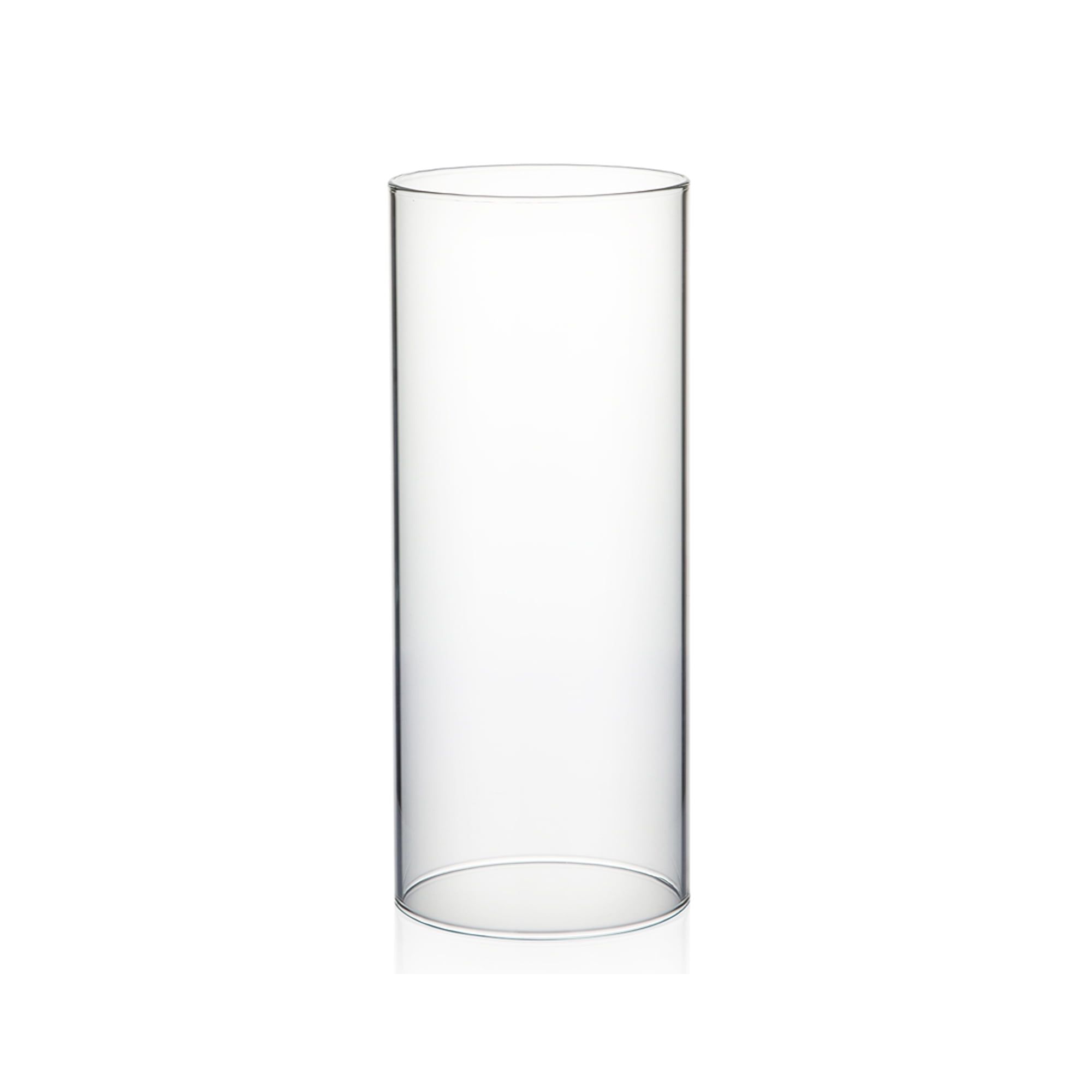 Clear Glass 4" x 10" Hurricane Candle Holder