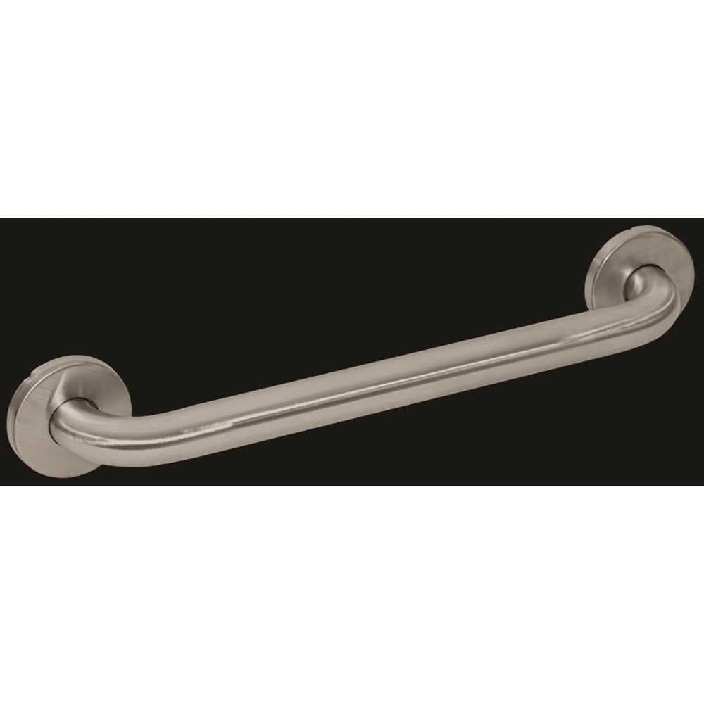 12-Inch Satin Stainless Steel Wall Mount Grab Bar