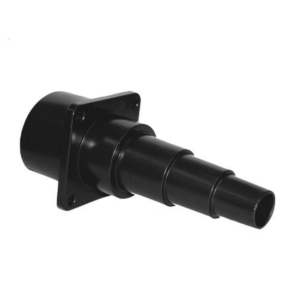 Universal Black Polypropylene Shop Vacuum Adapter