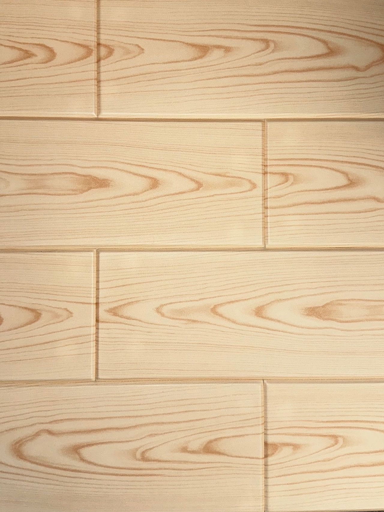 Natural Maple Foam Wood Ceiling Planks 39" x 6" Pack of 12