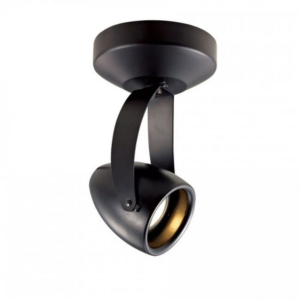 Impulse 7.38" High Precision LED Spot Light in Black Aluminum